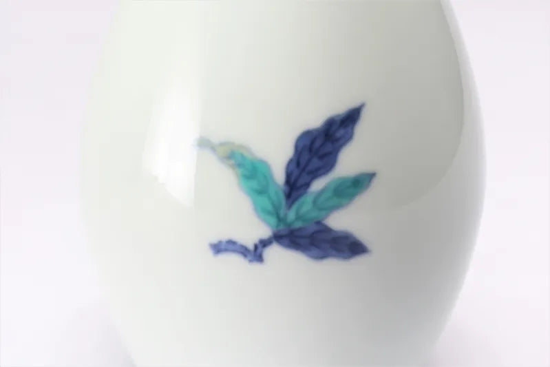 ARITA WARE POMEGRANATE DESIGN FLOWER VASE – IMAEMON KILN | JAPANESE PORCELAIN ART