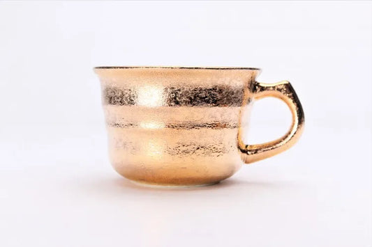 ARITA WARE COFFEE CUP & SAUCER “SEN-DAN” – GOLD SERIES