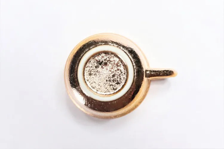 ARITA WARE COFFEE CUP & SAUCER “SEN-DAN” – GOLD SERIES
