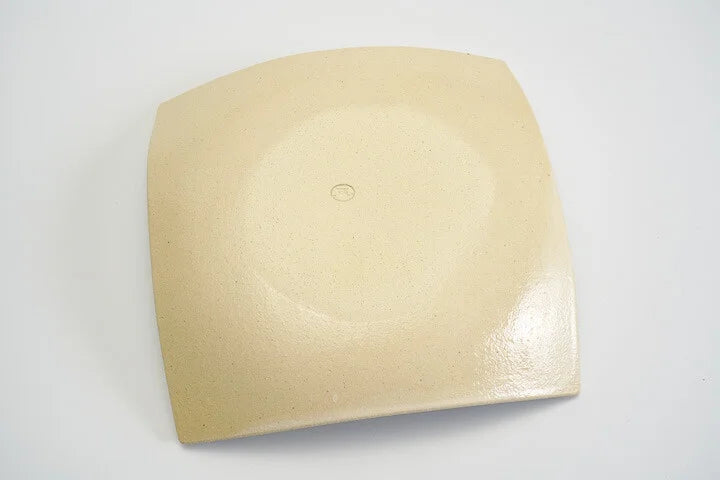 KUTANI WARE SQUARE PLATE AYAKA BLUE /KOKUZOU KILN