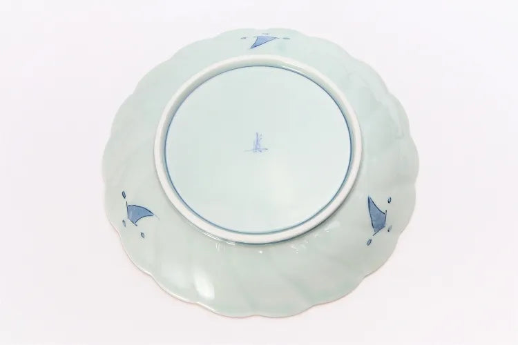 ARITA WARE KO-IMARI CHRYSANTHEMUM-PETAL 6-INCH PLATE