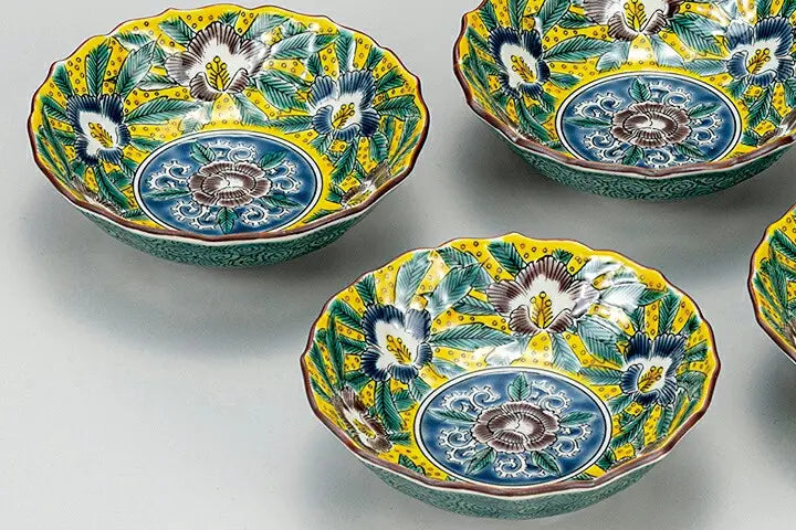 KUTANI WARE KOBACHI SET YOSHIDAYA EGARWARI