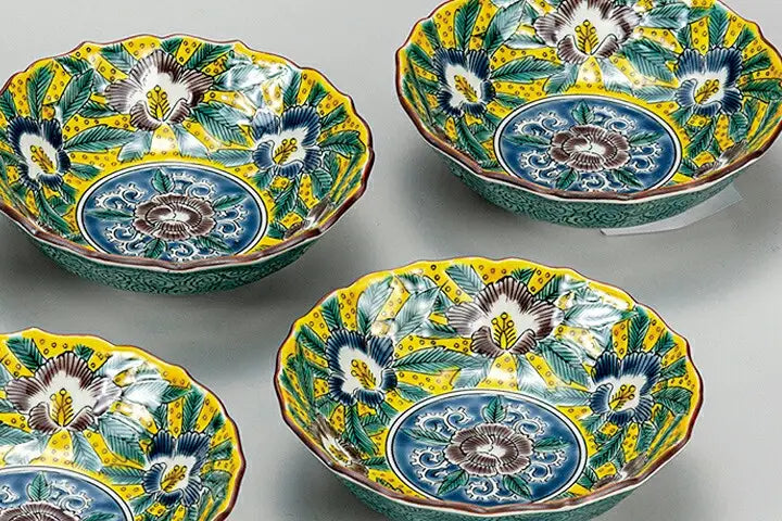 KUTANI WARE KOBACHI SET YOSHIDAYA EGARWARI