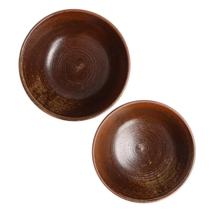 KUTANI WARE PAIR OF MUGS – HANDCRAFTED JAPANESE PORCELAIN ‘SPRING FUJI & AUTUMN FUJI’ BY YOSHINORI FUKUDA