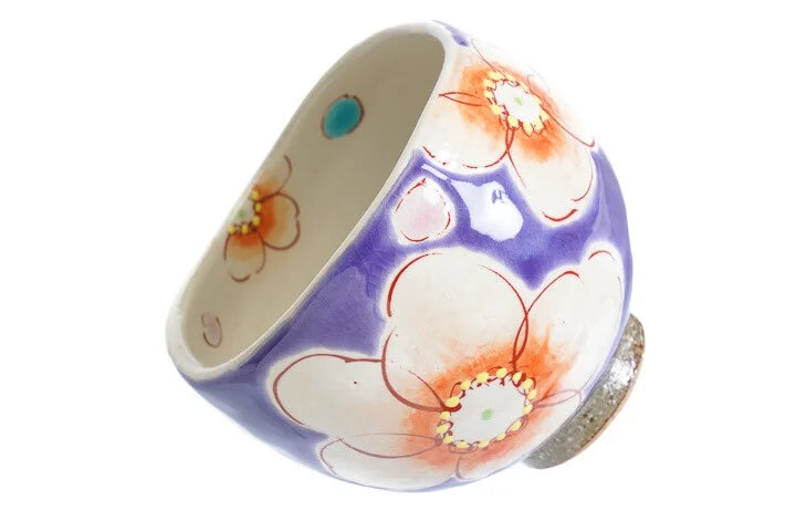 KOKUZOU KLIN KUTANI IPPUKU BOWL VIOLET HANA URARA