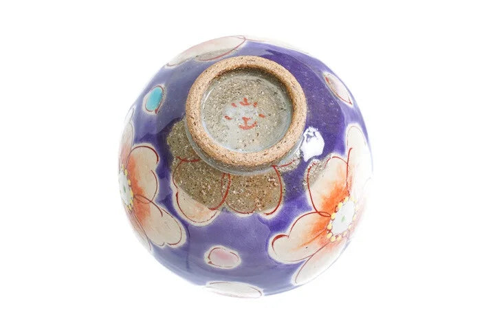 KOKUZOU KLIN KUTANI IPPUKU BOWL VIOLET HANA URARA
