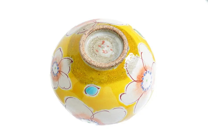 KOKUZOU KLIN KUTANI IPPUKU BOWL YWLLOW HANA URARA