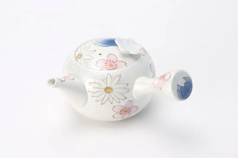 TASEI KLIN ARITA WARE CHERRY BLOSSOM TEA SET