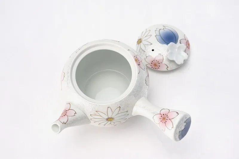 TASEI KLIN ARITA WARE CHERRY BLOSSOM TEA SET