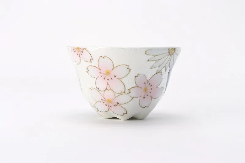 TASEI KLIN ARITA WARE CHERRY BLOSSOM TEA SET
