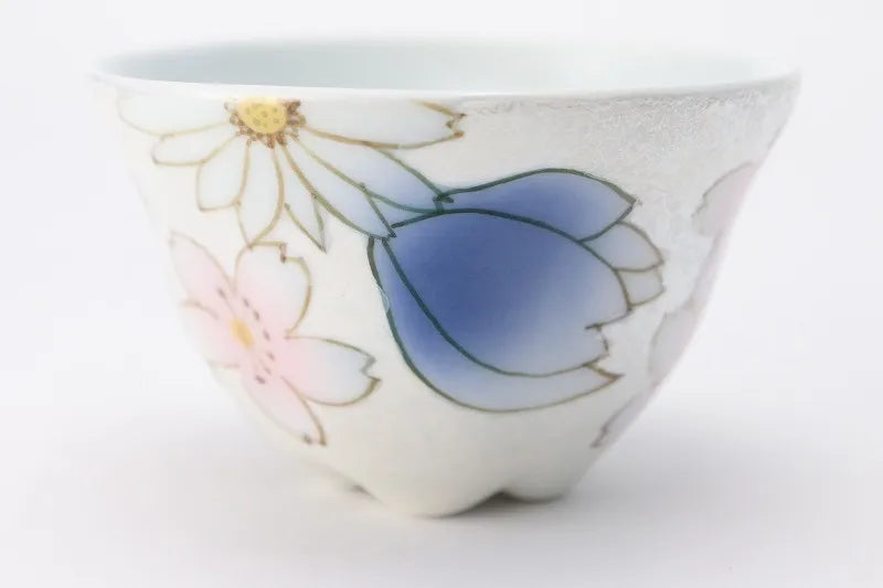 TASEI KLIN ARITA WARE CHERRY BLOSSOM TEA SET