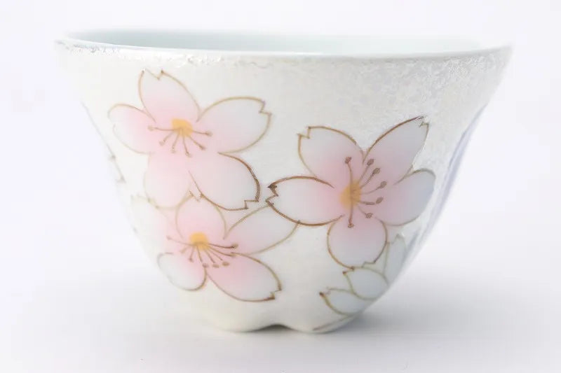 TASEI KLIN ARITA WARE CHERRY BLOSSOM TEA SET