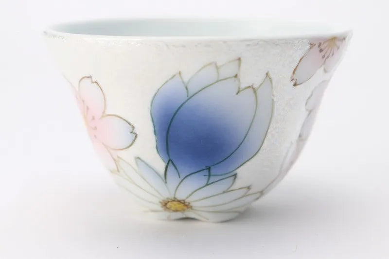 TASEI KLIN ARITA WARE CHERRY BLOSSOM TEA SET