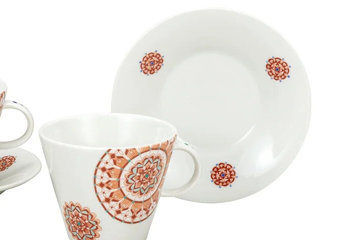 KUTANI WARE PAIR COFFEE (AKAE)/TAISHI KLIN