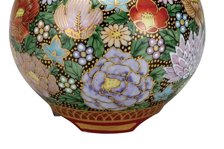 KUTANI WARE INCENSE BURNER HONKIN HANAZUME / RYUUZAN