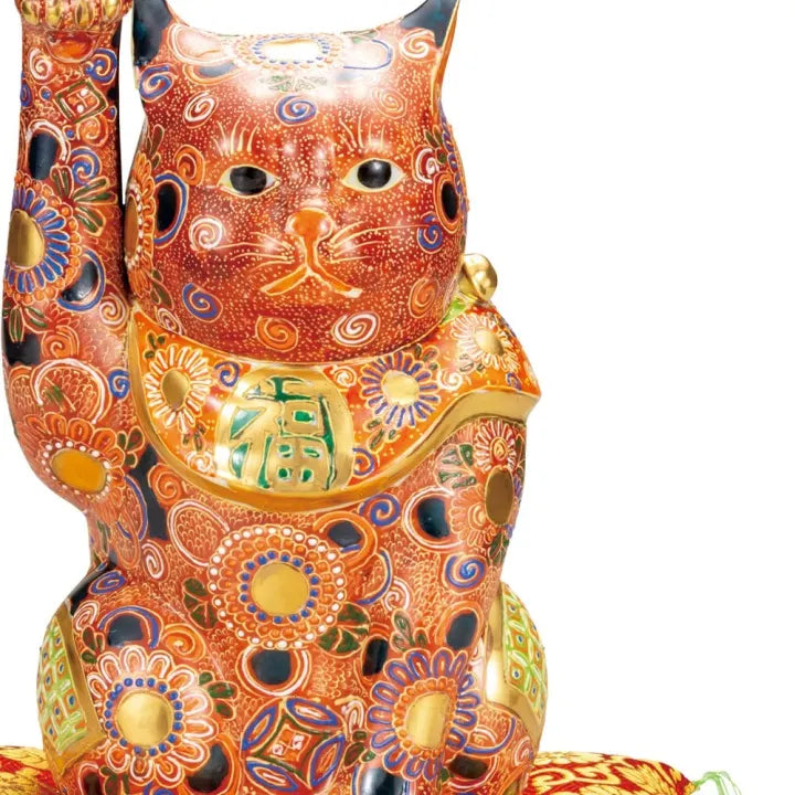 KUTANI WARE LUCKY CAT(MANEKI NEKO) MORI