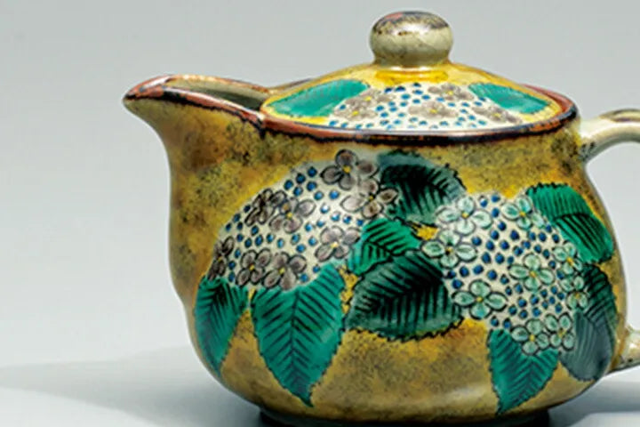 KUTANI JAPANESE TEA POT YOSHIDAYA STYLE