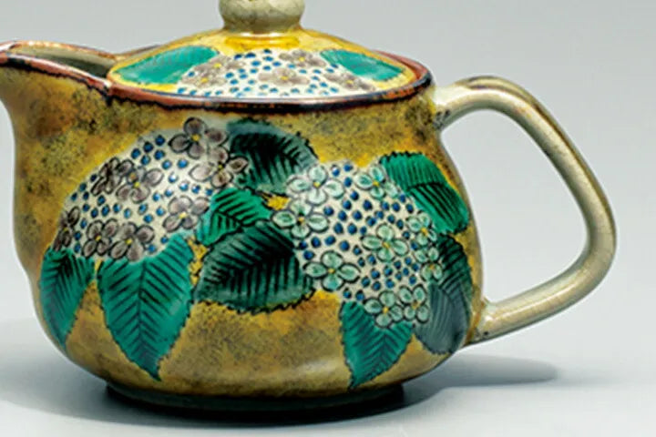 KUTANI JAPANESE TEA POT YOSHIDAYA STYLE