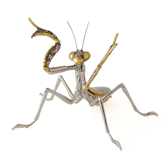 KUTANI WARE MANTIS FLOWER STAFF/ TAKA TOSHIFUMI