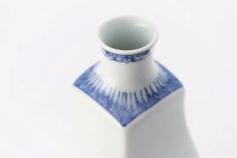 ARITA WARE “WAVE AND CHERRY BLOSSOM” VASE – IMAEMON KILN