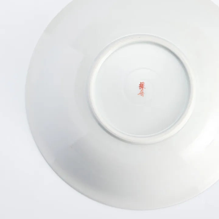 KUTANI WARE SERVING BOWL DREAM IN BLUE/GINSYUU KLIN