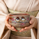 KUTANI WARE MATCHA BOWL – HANDCRAFTED JAPANESE TEA CEREMONY CHAWAN ‘SPARROW