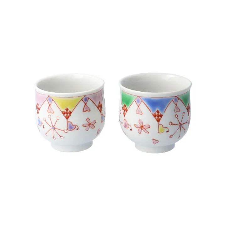 KUTANI JAPANESE SAKE SET FLOWER FESTIVAL/GINSYUU KLIN
