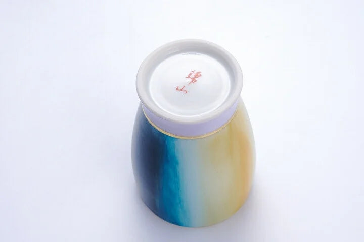 KUTANI WARE SAKE CUP WORLD/ KINZAN KLIN