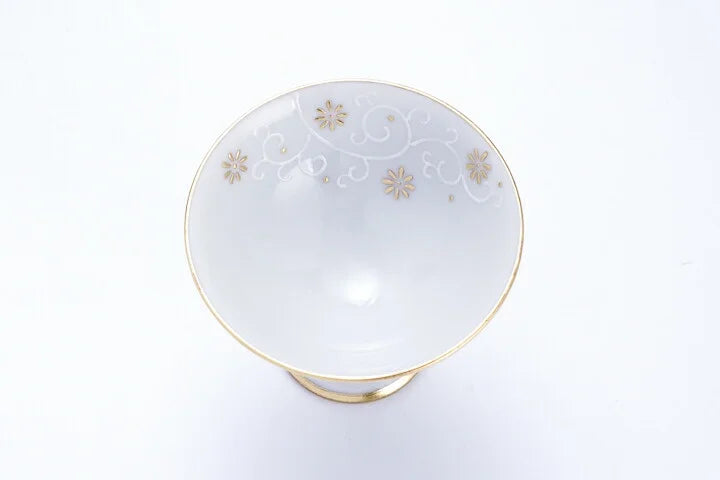 KUTANI WARE SAKE CUP(SHIRAMORIARABESQUE PATTERN)/ KINZAN KLIN