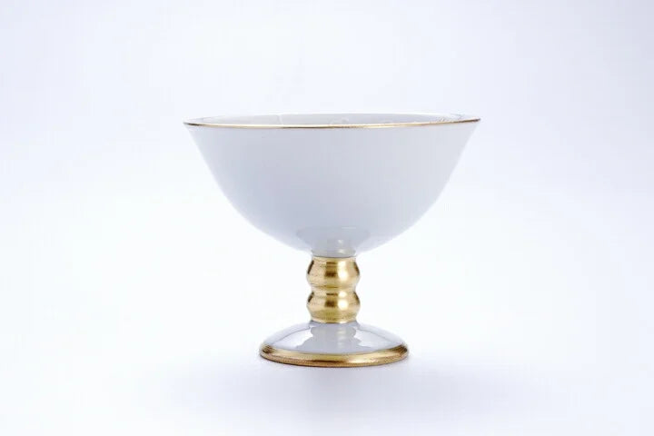 KUTANI WARE SAKE CUP(SHIRAMORIARABESQUE PATTERN)/ KINZAN KLIN