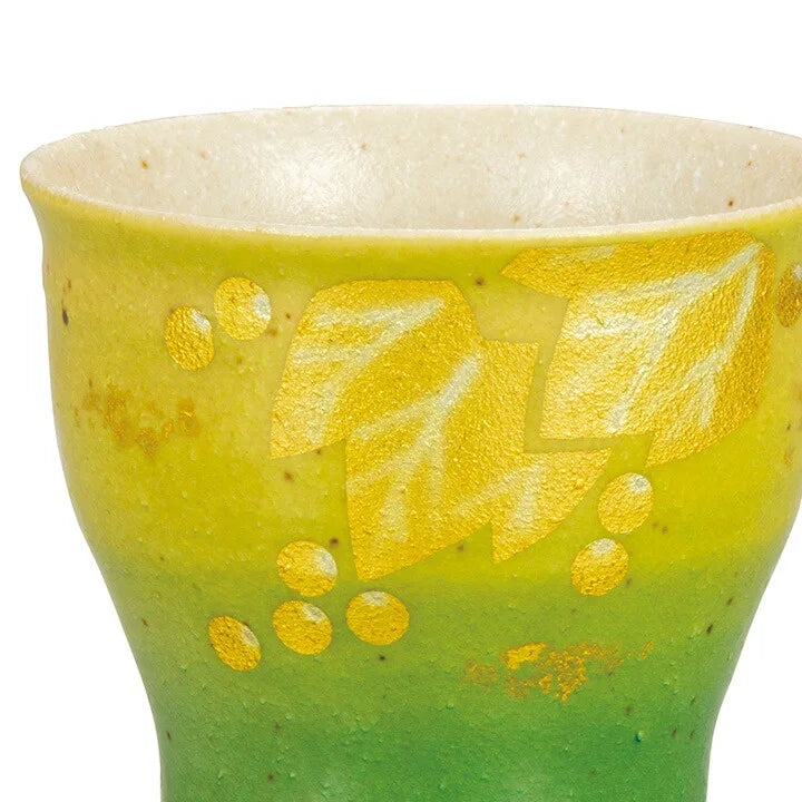 KUTANI WARE GUINOMI GOLD LEAF GRAPE DESIGN/TOYOSHI YAMADA