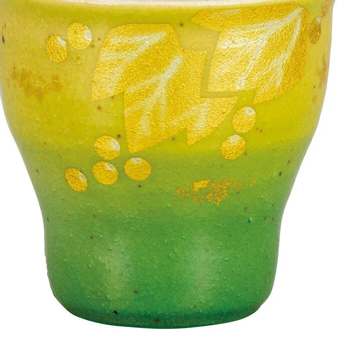 KUTANI WARE GUINOMI GOLD LEAF GRAPE DESIGN/TOYOSHI YAMADA