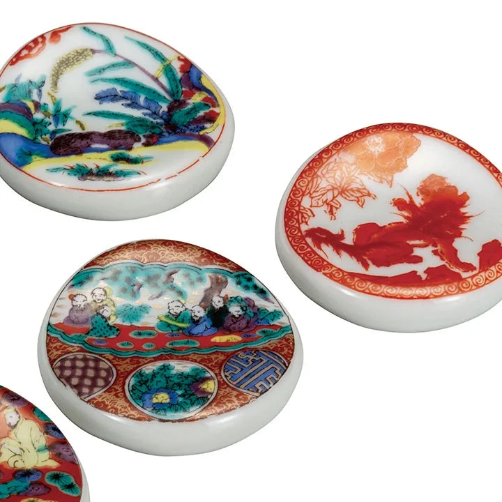 KUTANI WARE CHOPSTICK RESTS JIDAIGA
