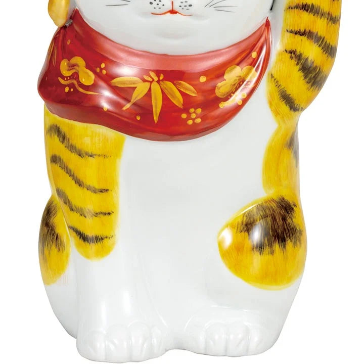 KUTANI WARE LUCKY CAT(MANEKI NEKO) BLUE KUTANI