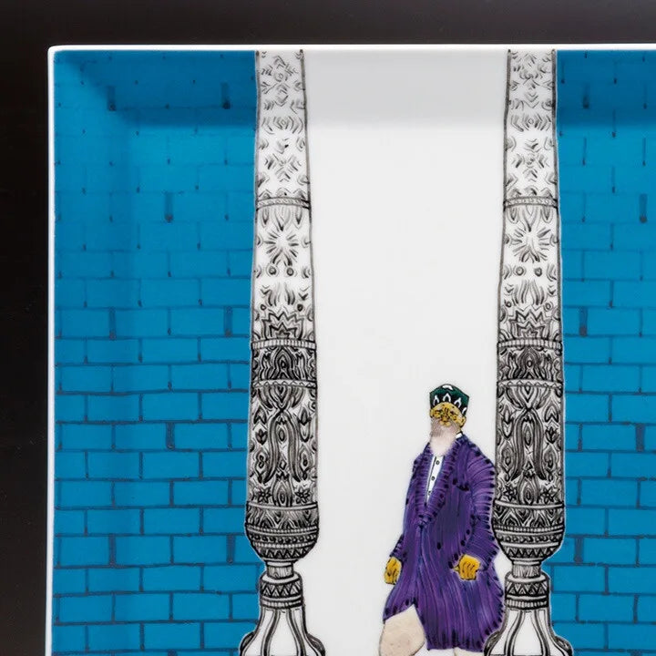 KUTANI WARE DECORATIVE(COLORFUL MEMORIES OF DISTANT DAYS) / KAZUNORI TAKEGOSHI