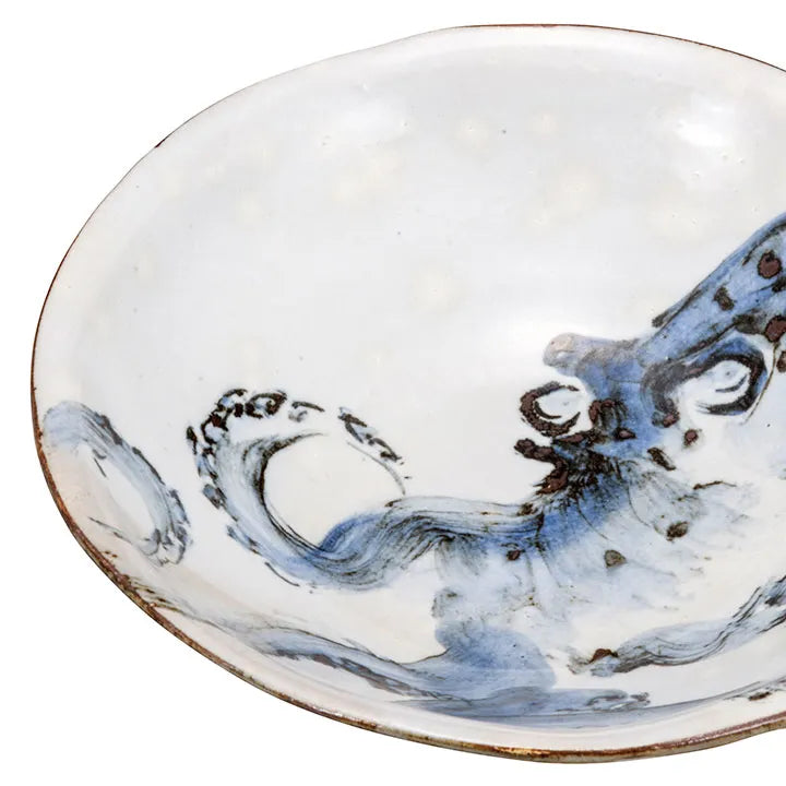 KUTANI WARE SERVING BOWL OCTOPUS / MASATO TANAKA
