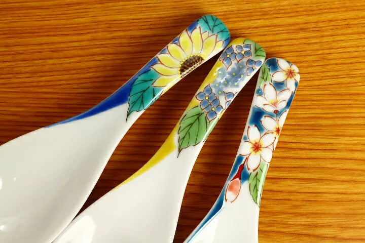 JAPAN KUTANI RENGE SET – FLOWERS OF THE FOUR SEASONS/SEIKOU KLIN