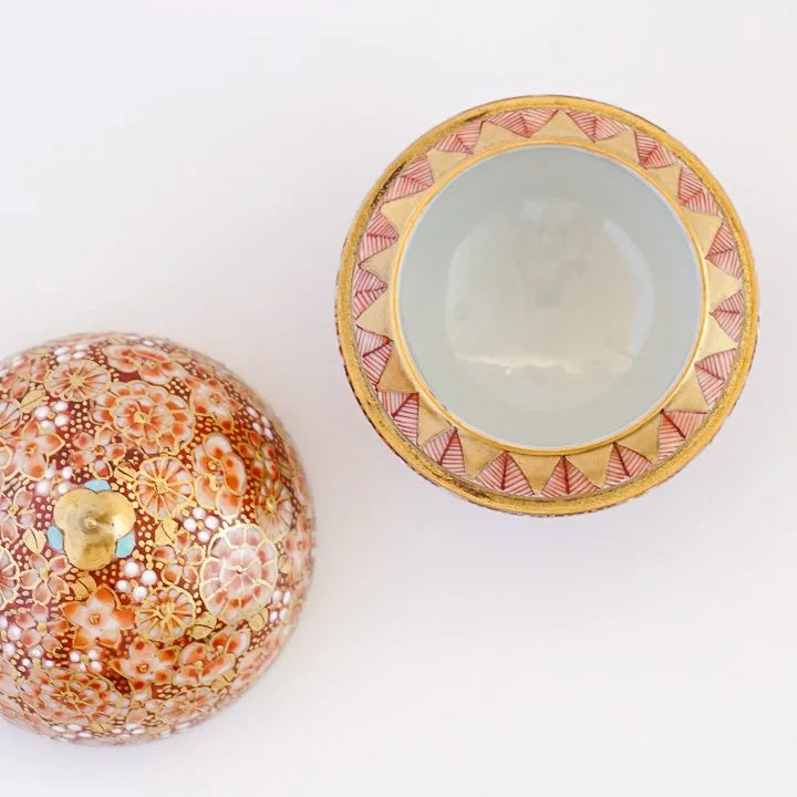 KUTANI WARE GYOKUKO (AKIE KINRAN HANAZUME MON) /TOSHIFUMI TAKA