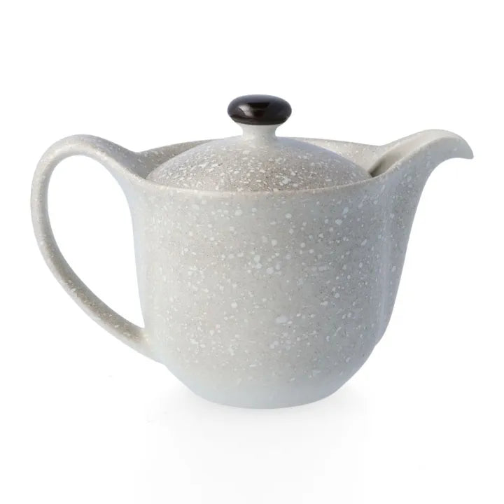 JAPANESE TEAPOT SET KUTANI TWO SPARROWS IN SNOW/ TOSHITO NAKAMURA