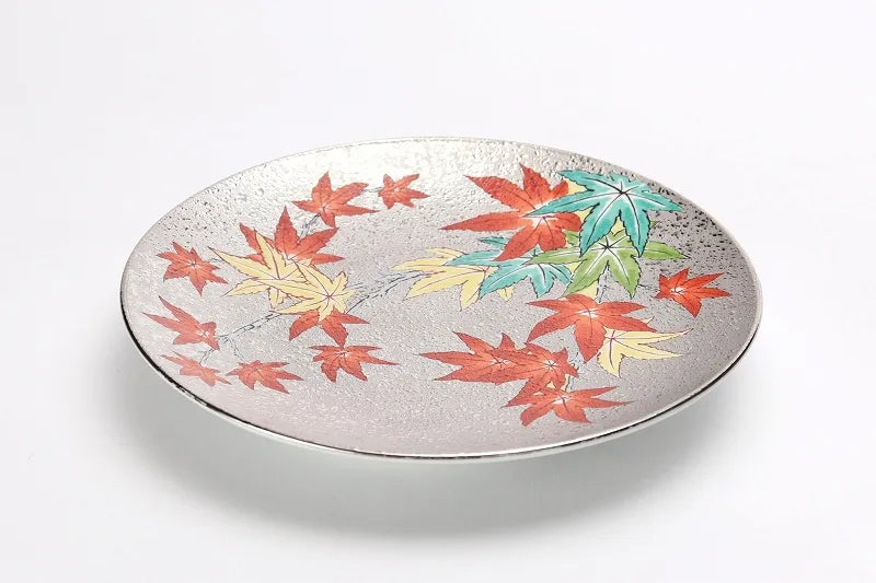 ARITA WARE “PLATINUM MAPLE” COFFEE CUP & SAUCER – KINRYU KILN | JAPANESE PORCELAIN WITH WOODEN BOX