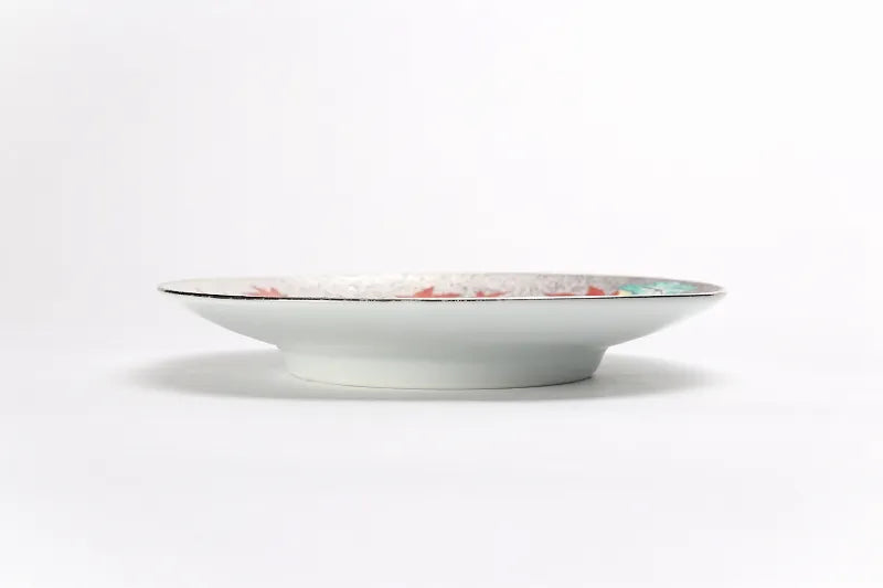 ARITA WARE “PLATINUM MAPLE” COFFEE CUP & SAUCER – KINRYU KILN | JAPANESE PORCELAIN WITH WOODEN BOX