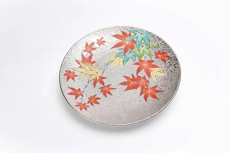 ARITA WARE “PLATINUM MAPLE” COFFEE CUP & SAUCER – KINRYU KILN | JAPANESE PORCELAIN WITH WOODEN BOX