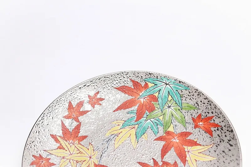 ARITA WARE “PLATINUM MAPLE” COFFEE CUP & SAUCER – KINRYU KILN | JAPANESE PORCELAIN WITH WOODEN BOX