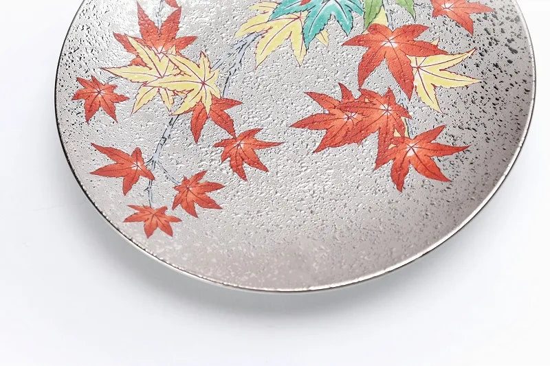 ARITA WARE “PLATINUM MAPLE” COFFEE CUP & SAUCER – KINRYU KILN | JAPANESE PORCELAIN WITH WOODEN BOX