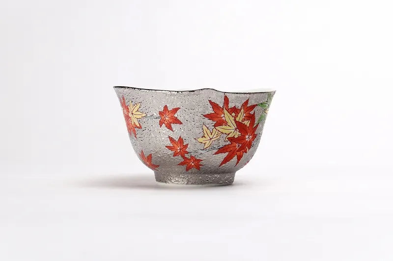 ARITA WARE “PLATINUM MAPLE” COFFEE CUP & SAUCER – KINRYU KILN | JAPANESE PORCELAIN WITH WOODEN BOX