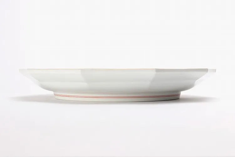 ARITA WARE “NIGOSHIDE BAMBOO DESIGN PLATE” – CREATED BY THE 15TH KAKIEMON