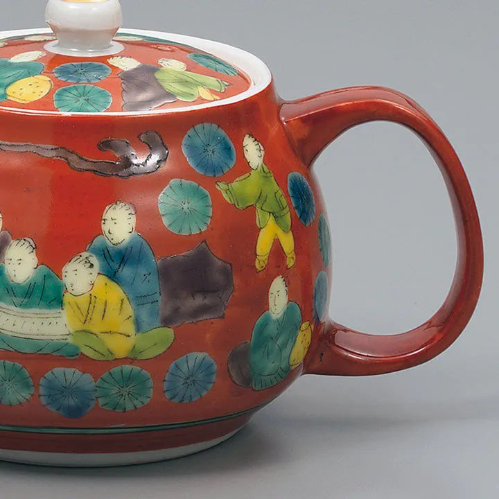 KUTANI JAPANESE TEA POT MOKUBEI STYLE