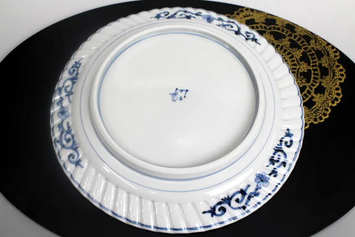 [IMPERIAL HOUSEHOLD PURVEYOR] KUTANI WARE SEIKA TWIN-RING DESIGN / CHOZA YAMAMOTO