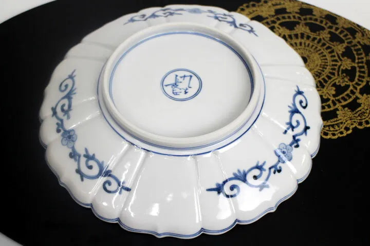 [IMPERIAL HOUSEHOLD PURVEYOR]KUTANI WARE HOJU KARAKUSA FLOWER & BIRD DESIGN / CHOZA YAMAMOTO