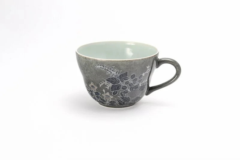 ARITA WARE USUZUMI SUMI HAJIKI AKIKUSAMON WAN-ZARA/ IMAEMON IMAIZUMI, 14TH GENERATION